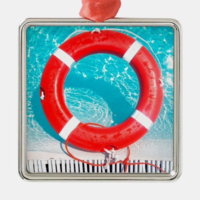 Ornamento De Metal Lifeguard (Frente)