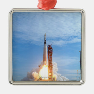 Ornamento De Metal Liftoff do veículo do alvo de Agena do atlas para