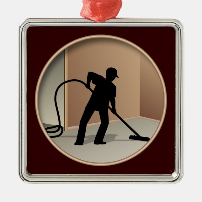 Ornamento De Metal Limpeza do tapete (Frente)