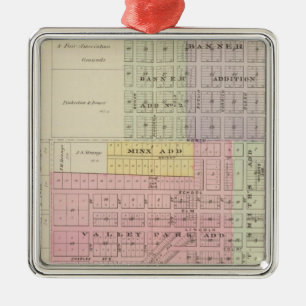 Ornamento De Metal Lincoln Center, Beverly, Nescatunca, Kansas