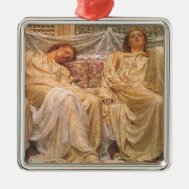 Ornamento De Metal Lindas Mulheres Sonolentas (Sonhadores) (Arte Vint