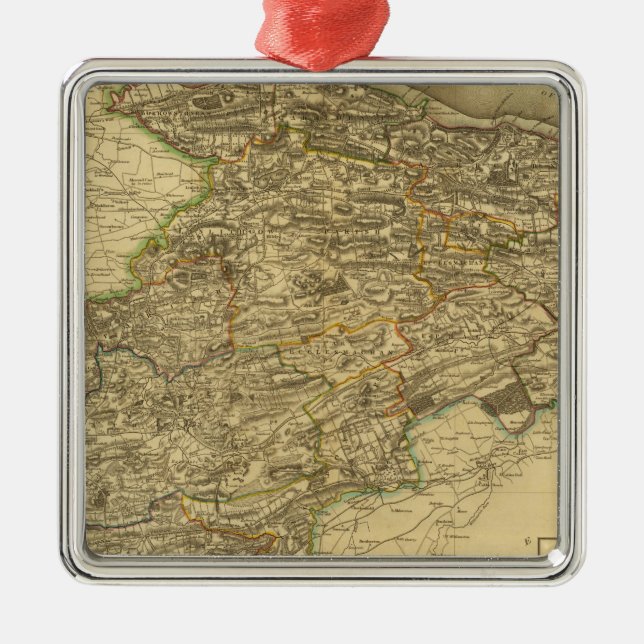 Ornamento De Metal Linlithgowshire (Frente)