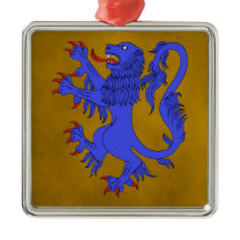 Lion Rampant Azure