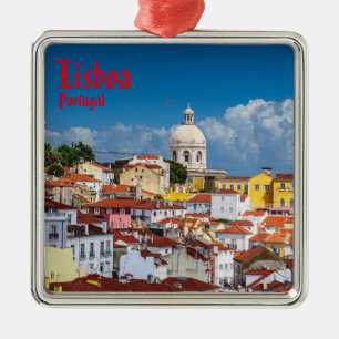 Ornamento De Metal Lisboa Christmas Ornament