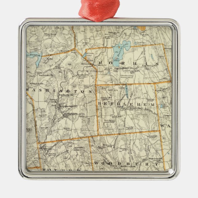 Ornamento De Metal Litchfield Co S (Frente)