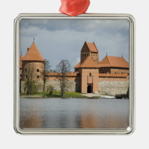 Ornamento De Metal Lituânia, Trakai. Castelo da Ilha 2