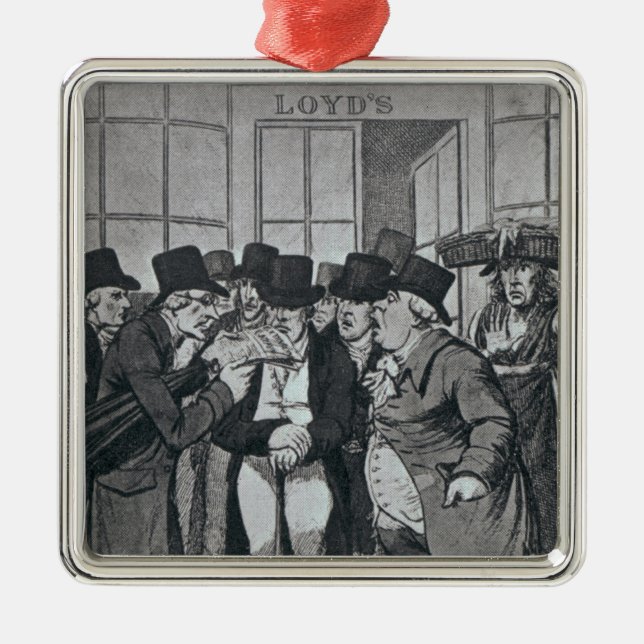 Ornamento De Metal Lloyds exterior de Londres (Frente)