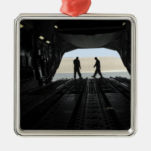 Ornamento De Metal Loadmasters de C-17A Globemaster III