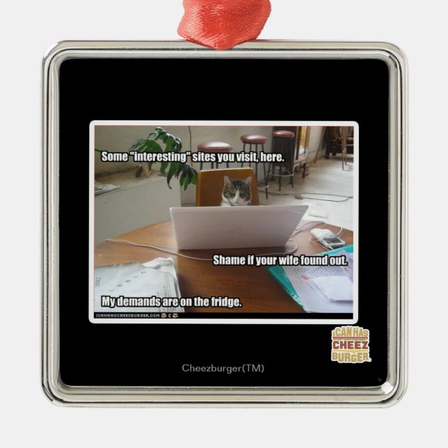 Ornamento De Metal Locais interessantes (Frente)