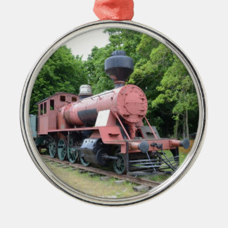 Ornamento De Metal Locomotiva a Vapor Americana Antiga