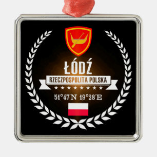 Ornamento De Metal Lodz