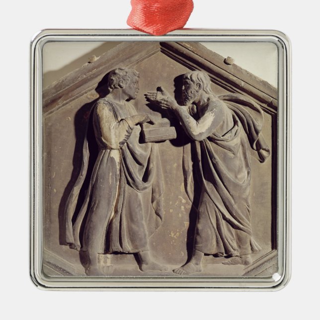 Ornamento De Metal Lógica e dialética (Frente)