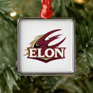 Ornamento De Metal Logotipo Elon Phoenix
