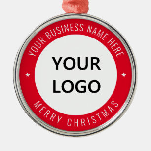 Ornamento De Metal Logotipo Personalizado para Empresas Celebração