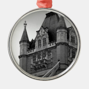 Ornamento De Metal London Tower Bridge Close-up