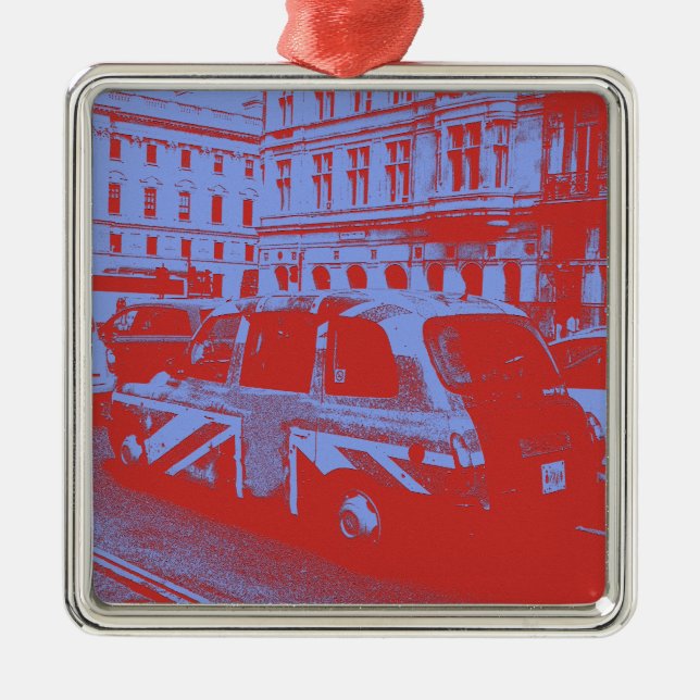 Ornamento De Metal Londres Inglaterra (Frente)