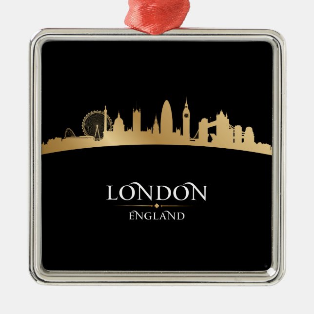 Ornamento De Metal Londres - SRF (Frente)