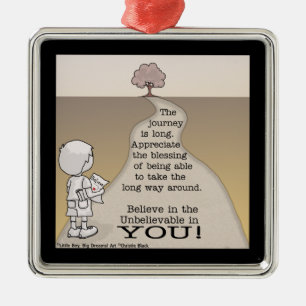 Ornamento De Metal Longa Viagem