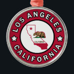 Ornamento De Metal Los Angeles California<br><div class="desc">Los Angeles</div>