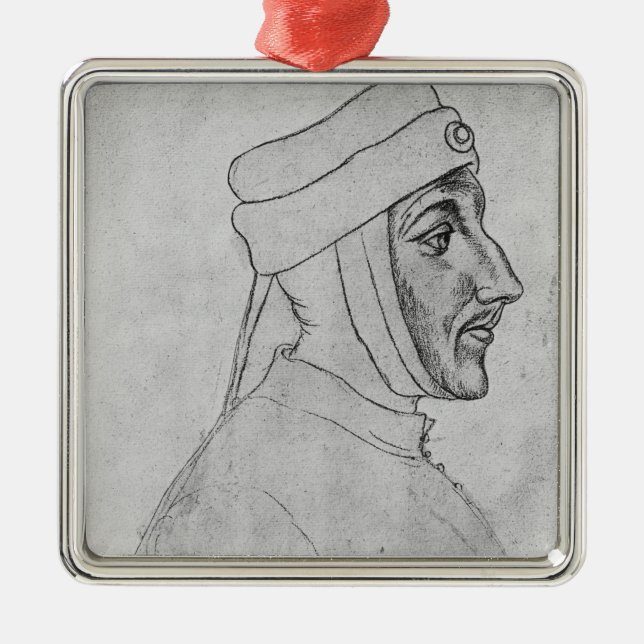 Ornamento De Metal Louis II de Flanders (Frente)