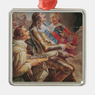 Ornamento De Metal Louis XIII que dedicam a igreja de Notre-Dame