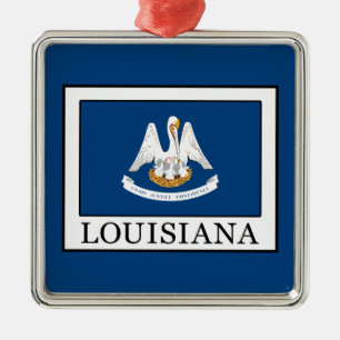 Ornamento De Metal Louisiana