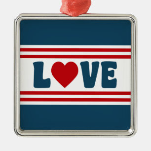 Ornamento De Metal Love design