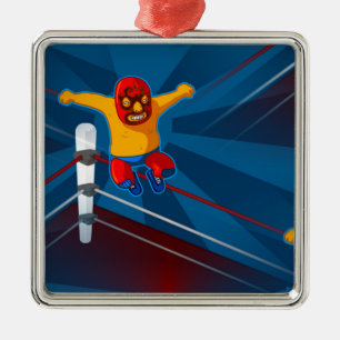 Ornamento De Metal luchador