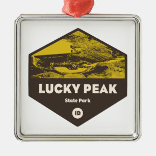 Ornamento De Metal Lucky Peak State Park Idaho