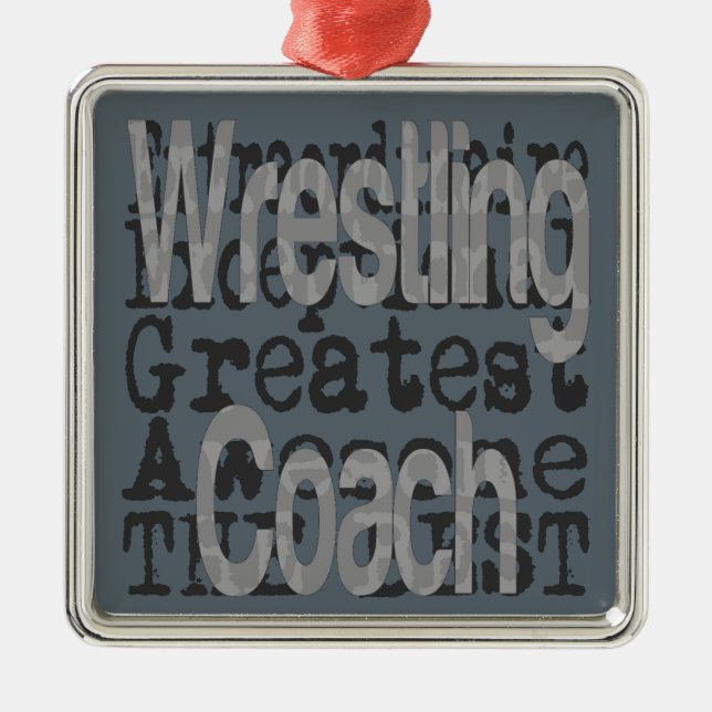 Ornamento De Metal Luta Coach Extraordinaire (Frente)