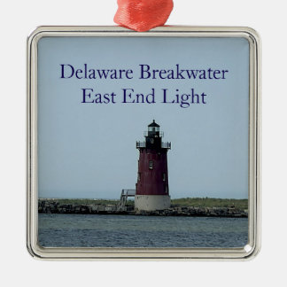 Ornamento De Metal Luz da extremidade leste do quebra-mar de Delaware