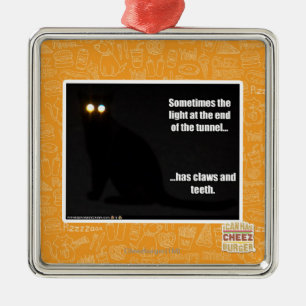 Ornamento De Metal Luz na extremidade do túnel