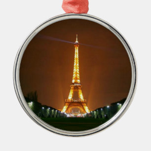 Ornamento De Metal Luzes da Torre Eiffel