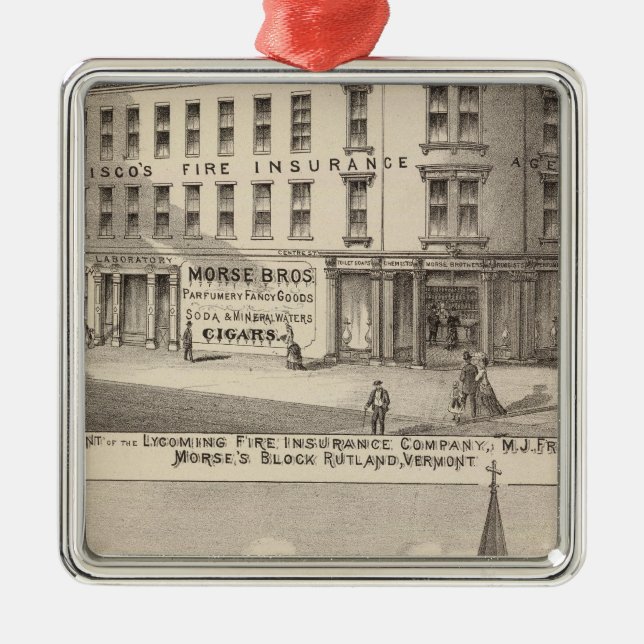 Ornamento De Metal Lycoming Fogo Seguros Companhia (Frente)