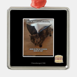 Ornamento De Metal Macacos em férias