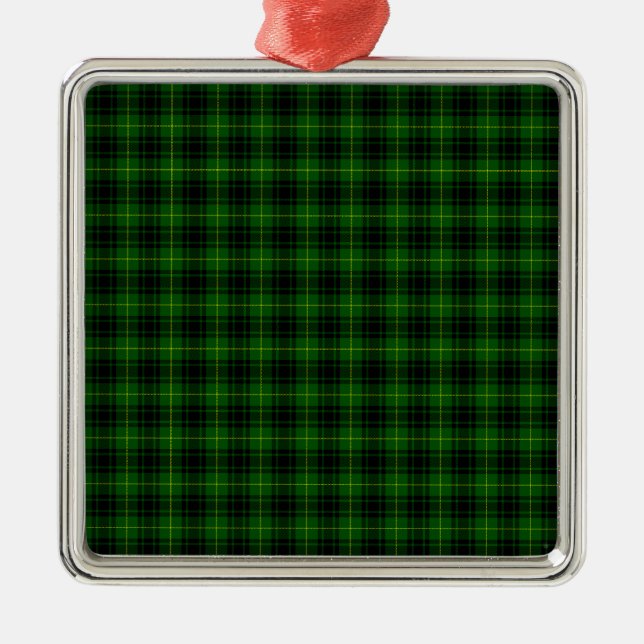 Ornamento De Metal MacArthur Tartan (Frente)
