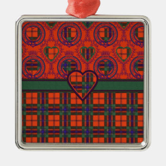 Ornamento De Metal Maclean do tartan do Scottish de Duart