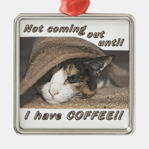Ornamento De Metal Macy Quer Café Também