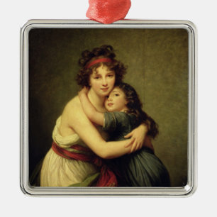 Ornamento De Metal Madame Vigee-Lebrun e sua filha
