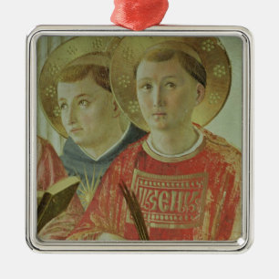 Ornamento De Metal Madonna da sombra, detalhe de St Thomas