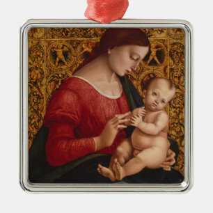 Ornamento De Metal Madonna e criança, cerca de 1505-07