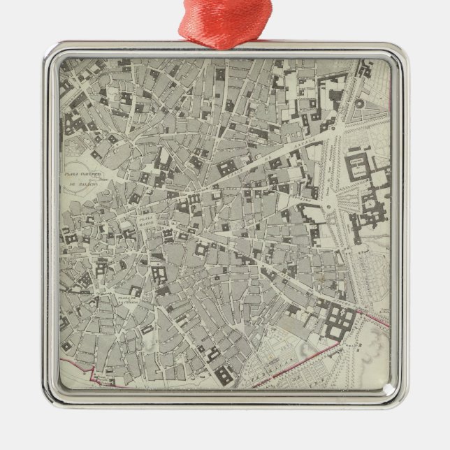 Ornamento De Metal Madrid (Frente)