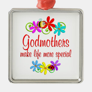 Ornamento De Metal Madrinha especial