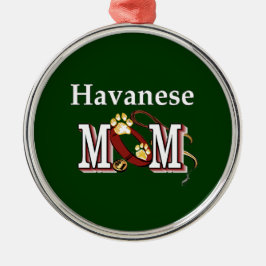 Ornamento De Metal Mãe de Havanês