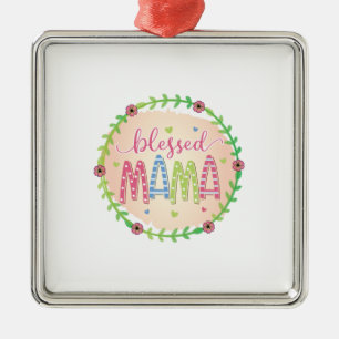 Ornamento De Metal Mãe dotada de abençoada Mãe