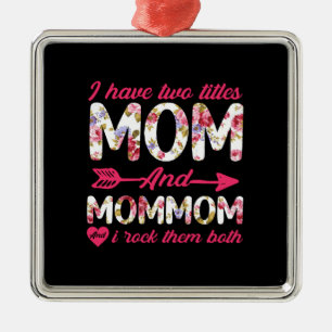 Ornamento De Metal Mãe E Mamãe Eu Os Arogo