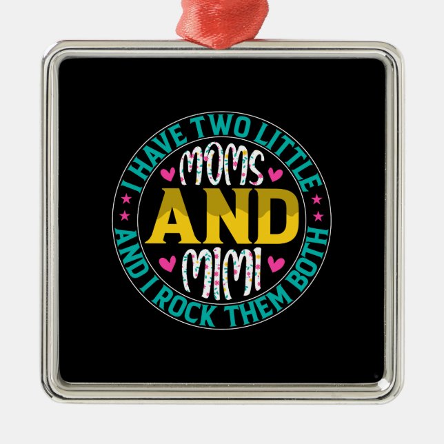 Ornamento De Metal Mãe E Mimi (Frente)