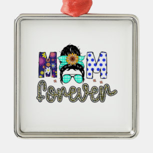 Ornamento De Metal Mãe para sempre