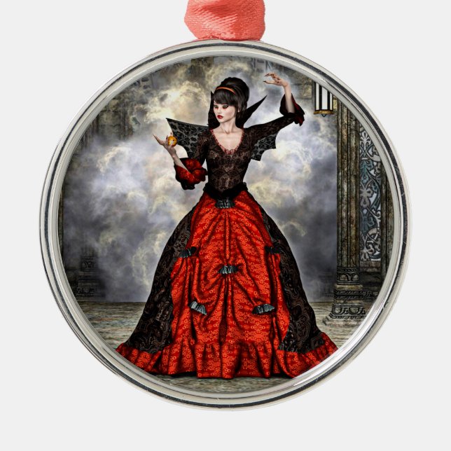 Ornamento De Metal Maga Feiticeira (Frente)
