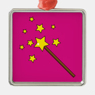 Ornamento De Metal Magic Wand